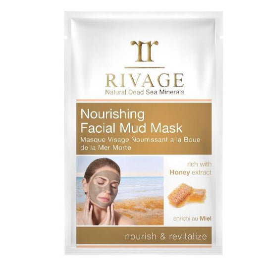 Rivage Dead Sea Nourishing Facial Mud Mask - Pack of 4 Sachets (25g X 4)