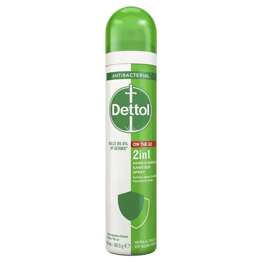 Dettol 2in1 Sanitizer Spray With Aloe Vera 90ML
