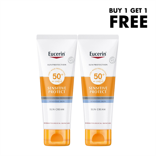 Eucerin Sensitive Protect Sun Cream SPF 50+ -50 ML (Buy 1 Get 1) (10/2026)