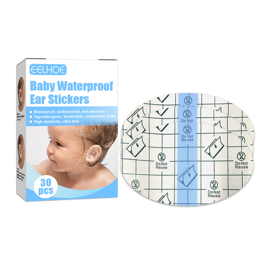 Eelhoe Baby Waterproof Ear Sticker 30Pcs