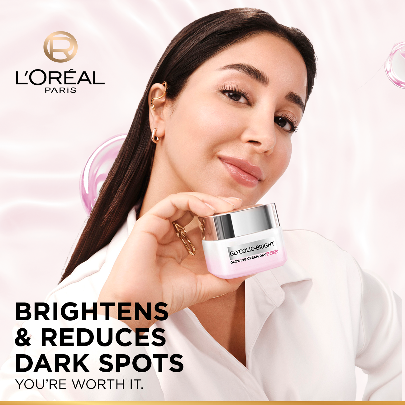L’Oreal Paris Glycolic-Bright Glowing Day Cream SPF30 – 50 ML