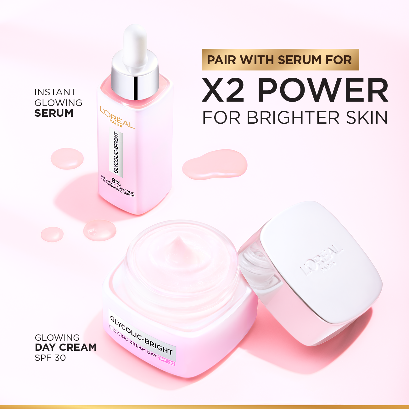 L’Oreal Paris Glycolic-Bright Glowing Day Cream SPF30 – 50 ML