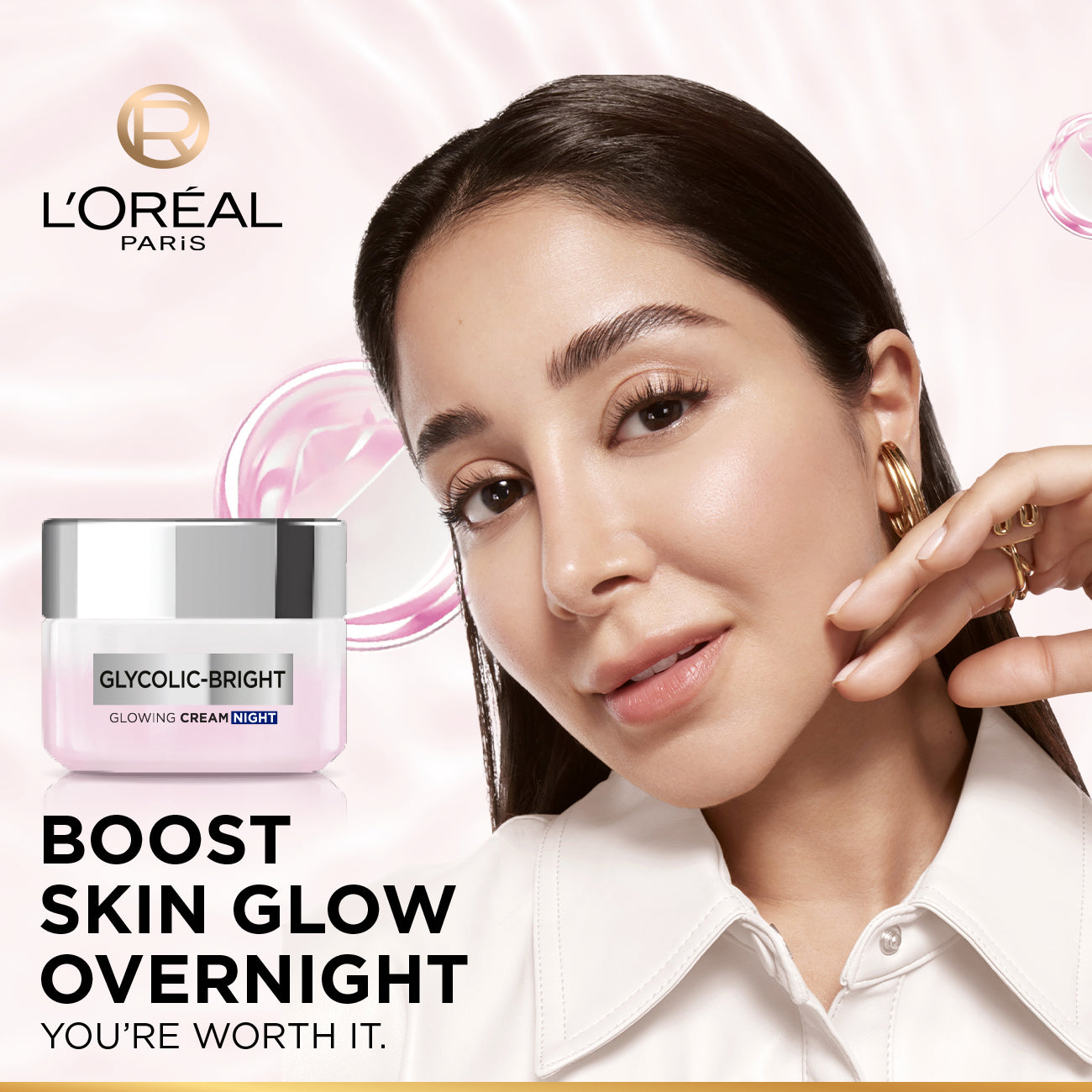L’Oreal Paris Glycolic-Bright Glowing Cream Night 50 ML