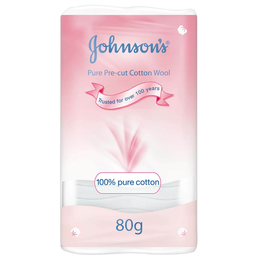 Johnson’s Baby Cotton Wool Precut 80's