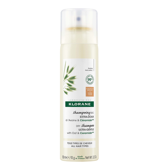 Klorane Dry Shampoo with Oat Milk - Natural Tint 150ML