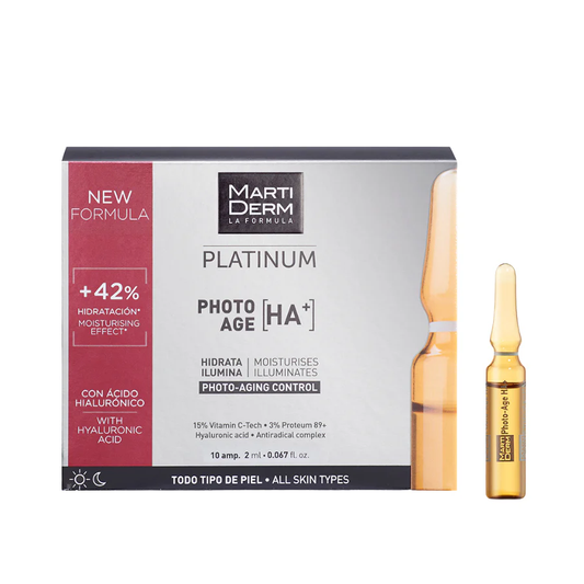 MartiDerm Platinum Photo Age HA+ Ampoules - 10 Ampoules