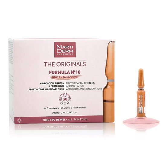 MartiDerm The Originals FORMULA Nº10 HD Color Touch SPF30 - 10 Ampoules