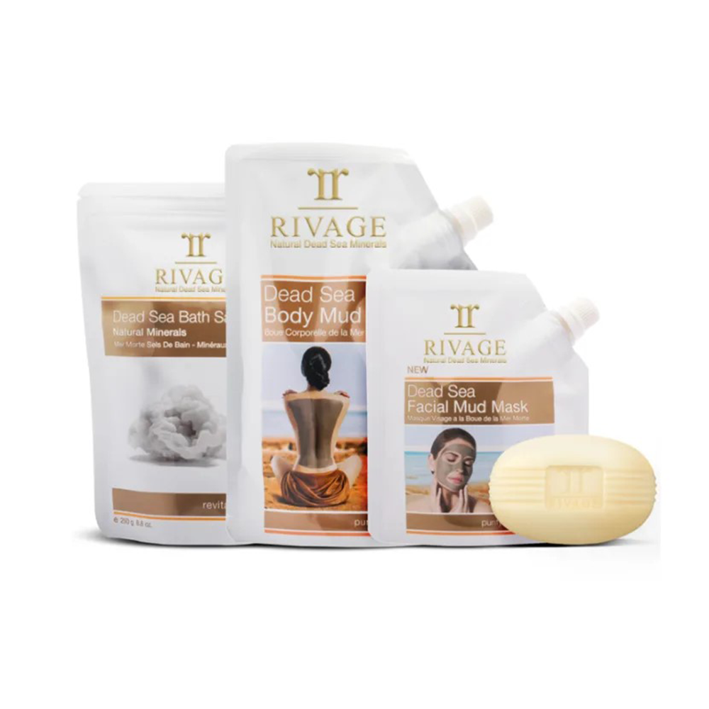 Rivage Dead Sea Mineral Care Set + Gift: Free Bag