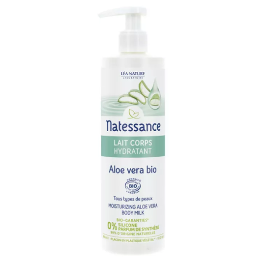 Natessance Organic Aloe Vera Nourishing Body Lotion 400ML