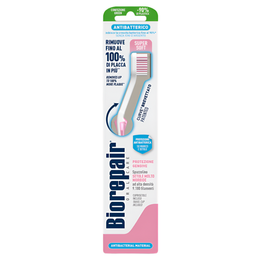Biorepair Soft Toothbrush with Deep Cleaning Bristles