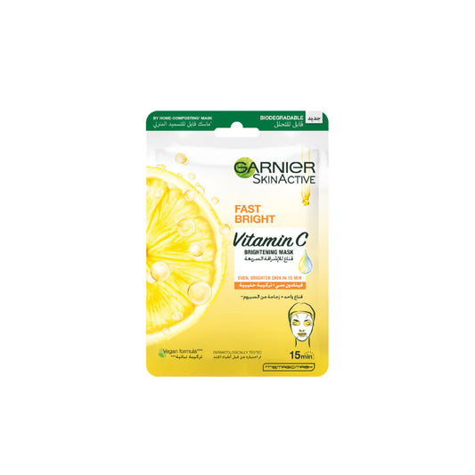 Garnier Skin Active Fast Bright Tissue Mask For uneven & Dull Skin
