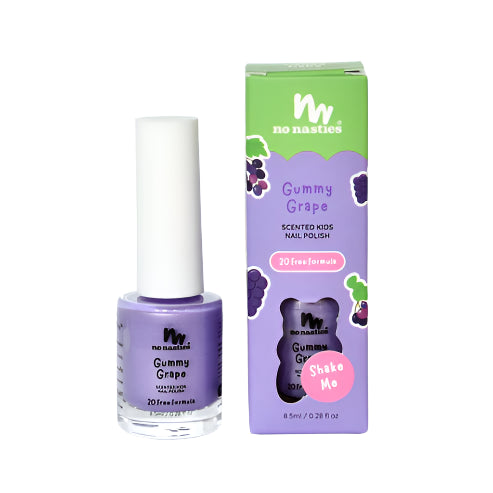 No Nasties - Scented Kids Nail Polish Gummy Grape Purple