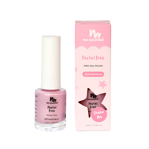 No Nasties - Pastel Pink Water-Based Kids Nail Polish