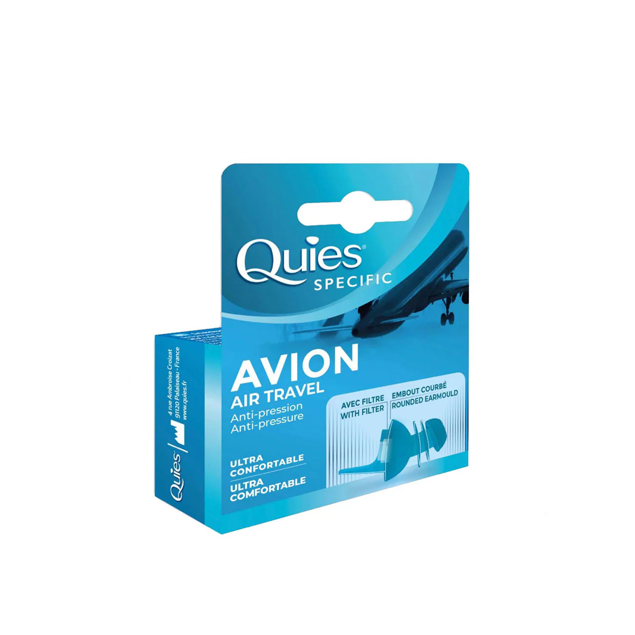 Quies Specific Air Travel Earplugs 1 Pair