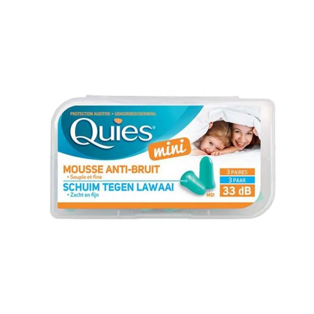 Quies Anti-Noise Foam Mini 3 Pairs