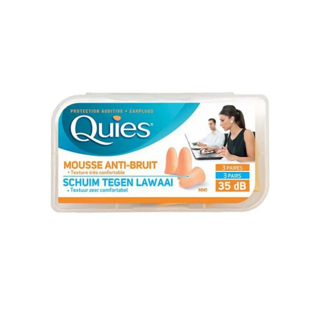 Quies Anti-Noise Foam 3 Pairs
