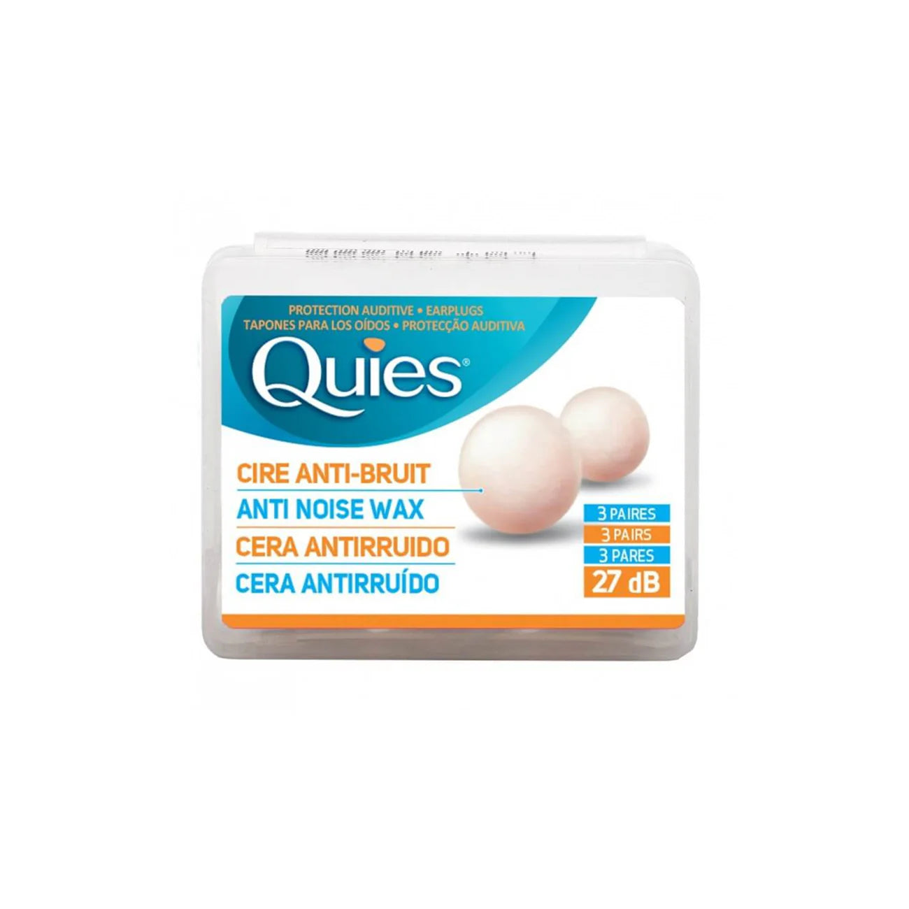Quies Anti-Noise Wax 3 Pairs