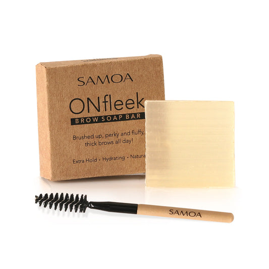 Samoa Onfleek Brow Soap Bar + Samoa OnFleek Eyebrow Brush