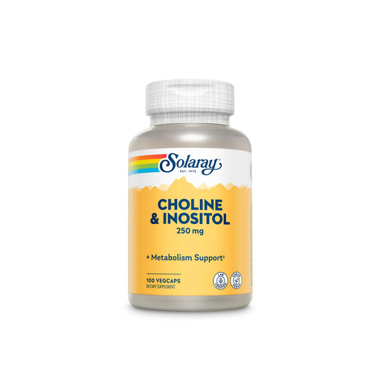 Solaray Choline & Inositol 250mg 100 Vegcaps