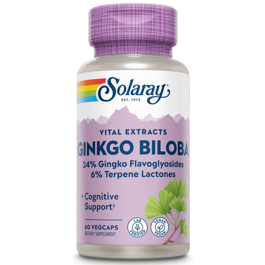 Solaray Ginkgo Biloba 60 Caps