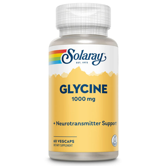 Solaray Glycine Free Form 1000 mg 60 Capsules