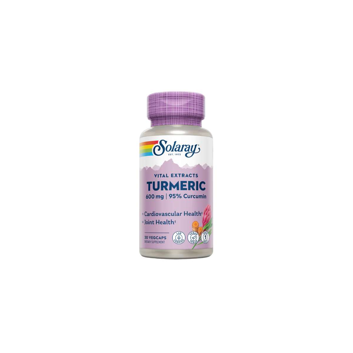 Solaray Turmeric 600mg 30 VegCaps