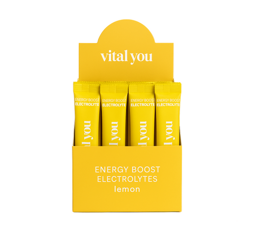 Vital You Energy Boost Electrolytes Lemon 30 Sachets