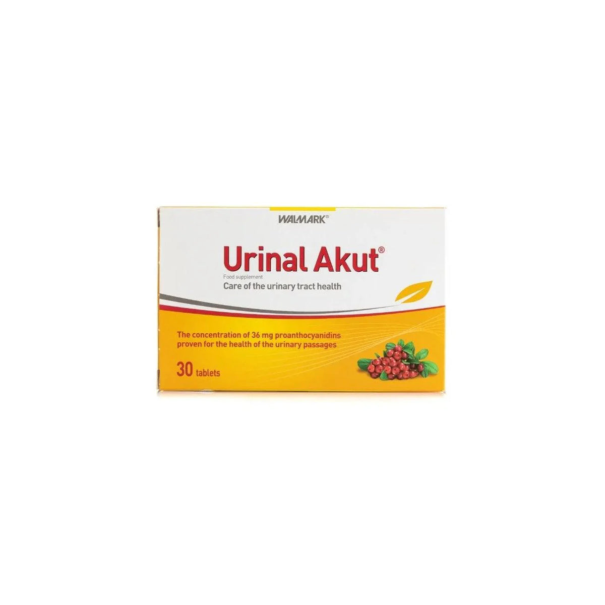 Urinal Akut 30 Tablets – Natural Urinary Tract Support with Cranberry ...