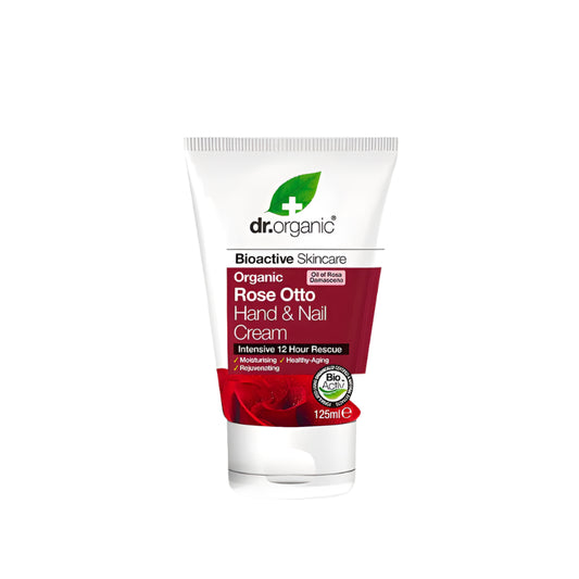 Dr Organic Rose Otto Hand & Nail Cream 125ML