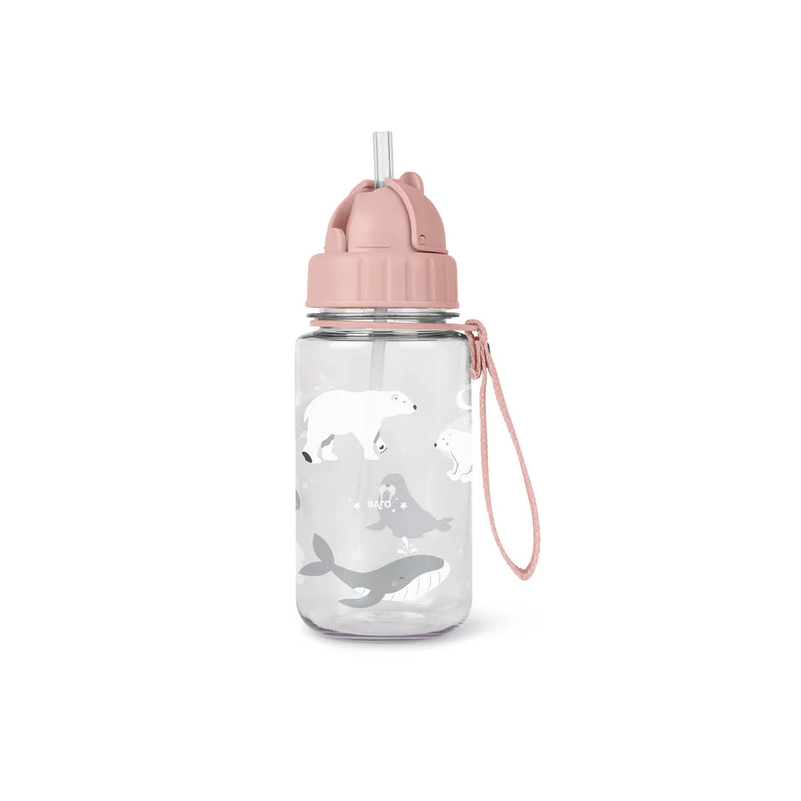 Saro Bottle with Straw & Hanger