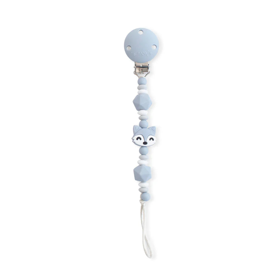 Saro Foxy Pacifier Chain Clip