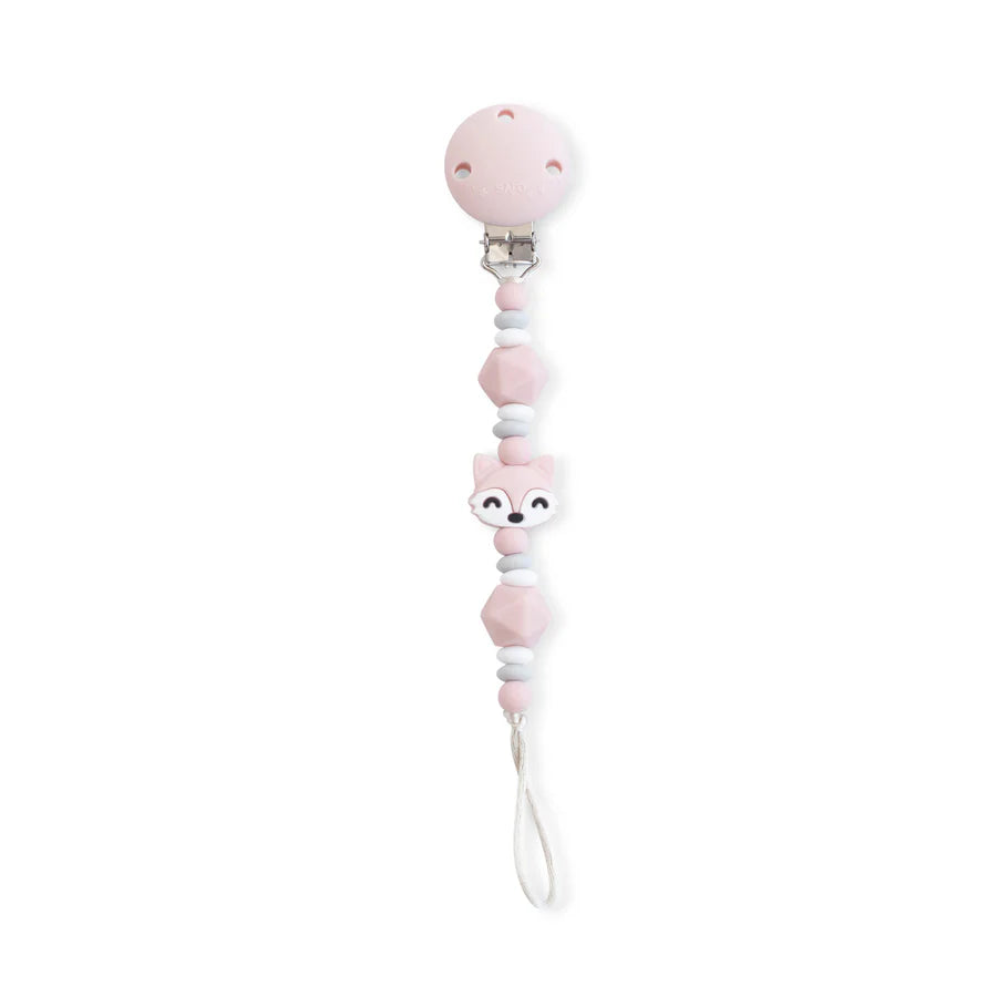 Saro Foxy Pacifier Chain Clip