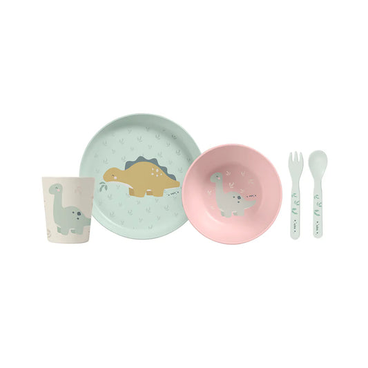 Saro “Wild Dinos” 5 Pieces Feeding Set