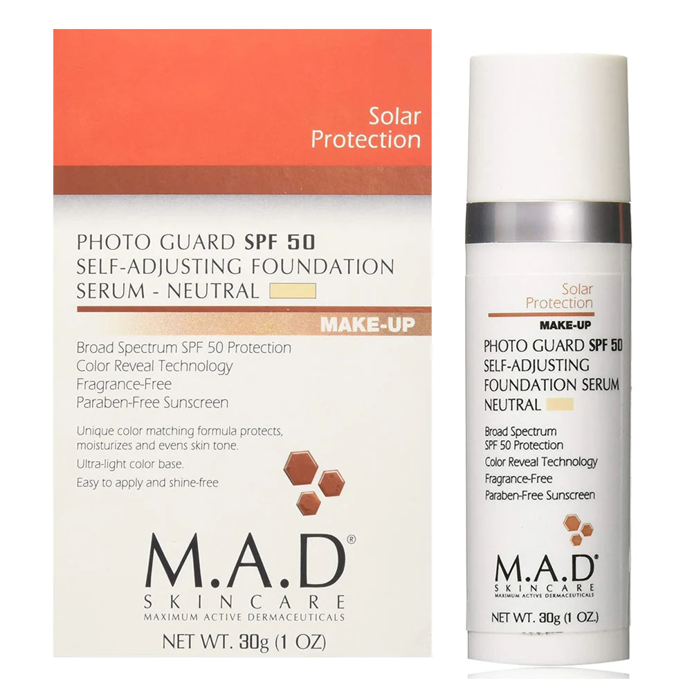 M.A.D. Photoguard SPF50 Self Adjusting Foundation Serum-30 ML