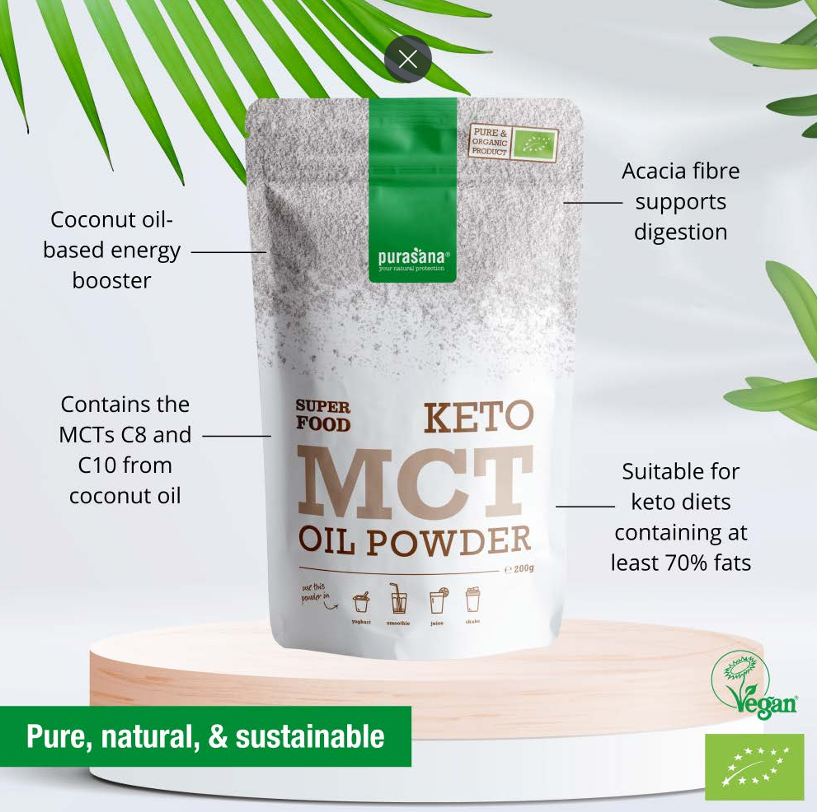 Purasana - MCT Oil Powder 200 Gr