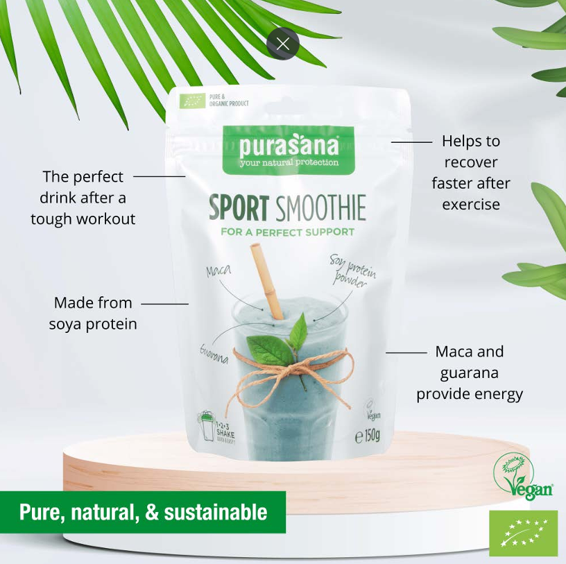 Purasana Sports Smoothie Shake 150 Gr