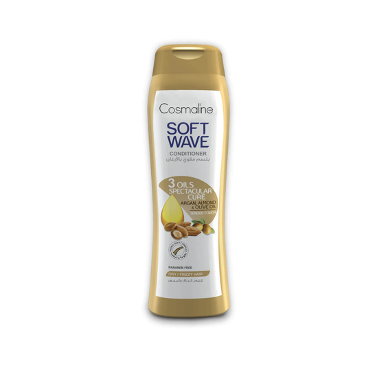 Cosmaline Soft Wave 3 Oils Spectacular Cure Conditioner for Dry & Frizzy Hair 400 ML