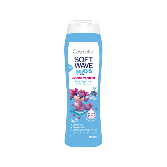 Cosmaline Soft Wave Kids Conditioner Tear Free Blueberry 400 ML