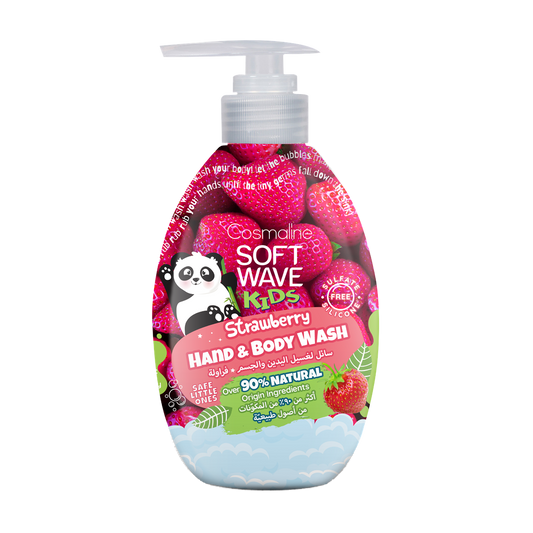 Cosmaline Soft Wave Kids Hand & Body Wash Strawberry 550 ML