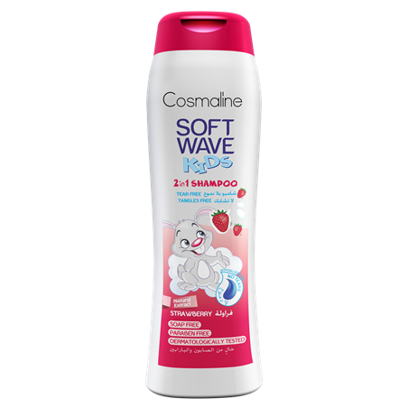 Cosmaline Soft Wave Kids Shampoo Strawberry Tear-Free 400 ML