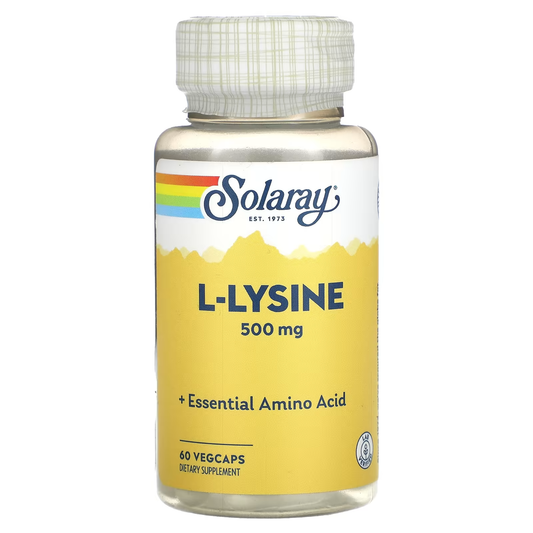 Solaray L-Lysine - 500 mg - 60 Capsules