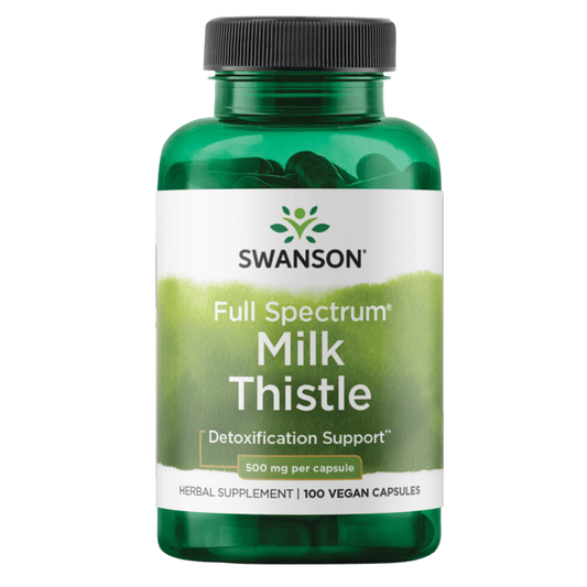 Swanson Full Spectrum Milk Thistle 500 Mg - 100 Capsules