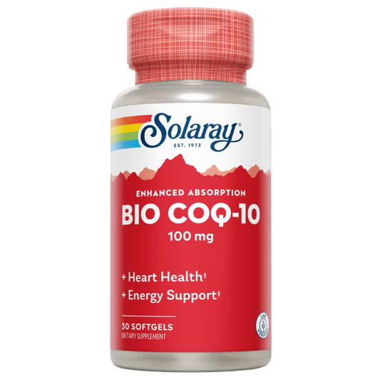 Solaray Bio Coq-10 100 Mg - 30 Softgels