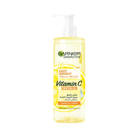 Garnier Fast Bright Vitamin C Purifying Gel Wash 400 ML