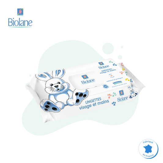 Biolane Hand And Face Wipes x64 Sheets