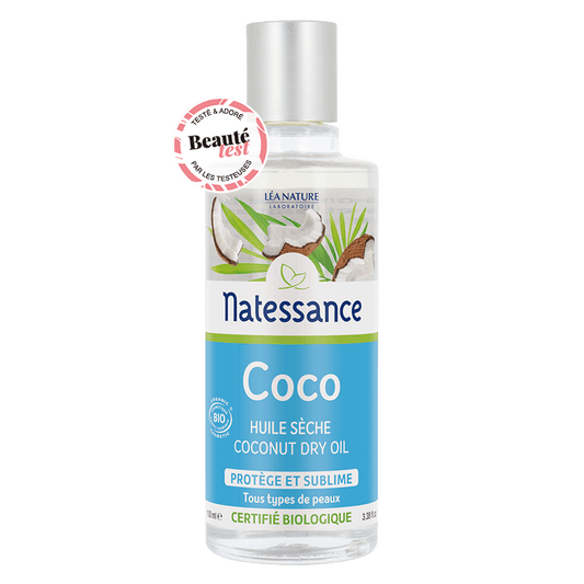 Natessance Organic Coconut Dry Oil 100mL