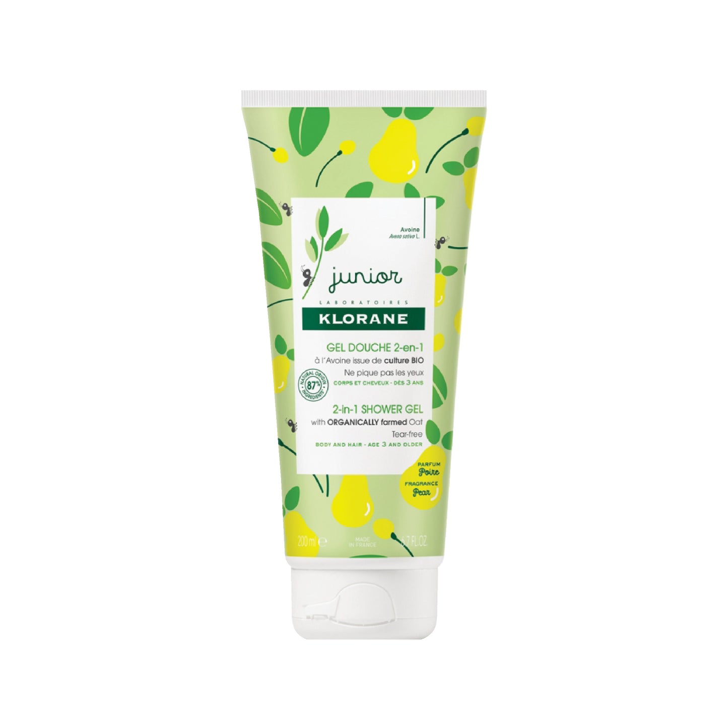 Klorane Junior Body and Hair Shower Gel 200ML