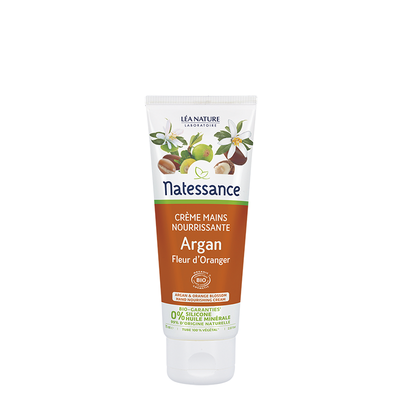 Natessance Argan Orange Blossom Nourishing Hand Cream 75mL