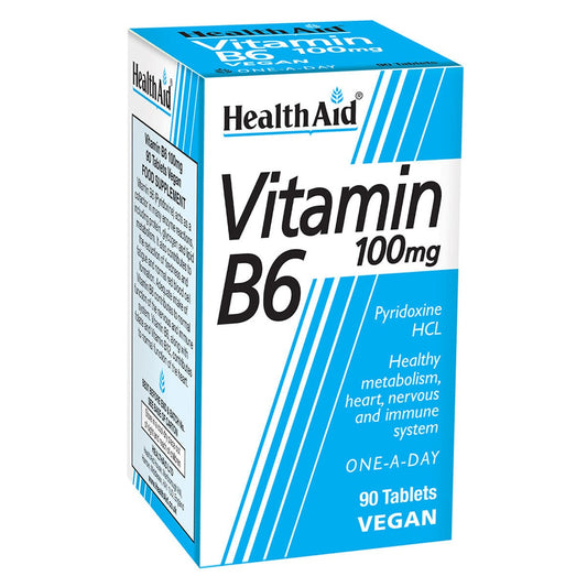 HealthAid Vegan Vitamin B6 90 Tablets