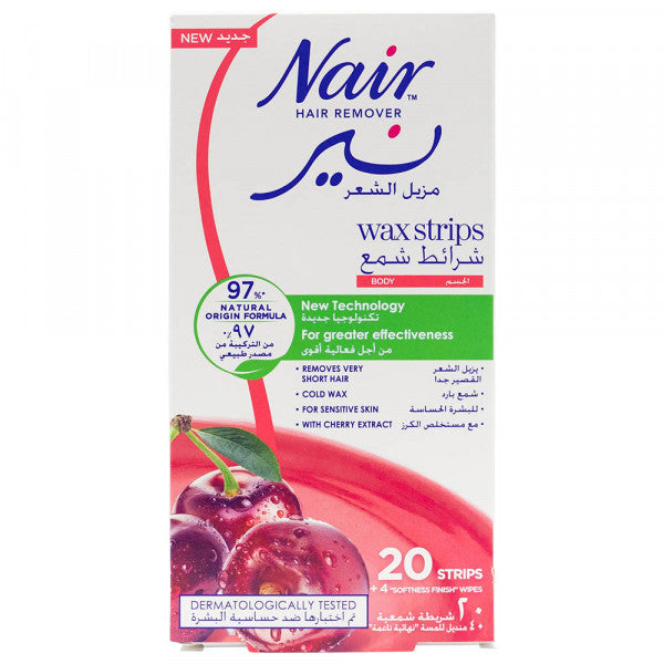 Nair Body Wax Strips – Cherry